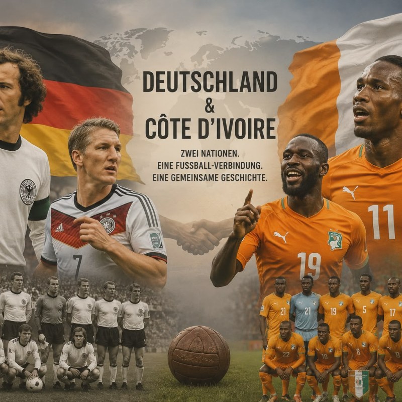 FUẞBALL- WM: Die Elfenbeinküste & Deutschland – Eine  Liebesgeschichte ⚽