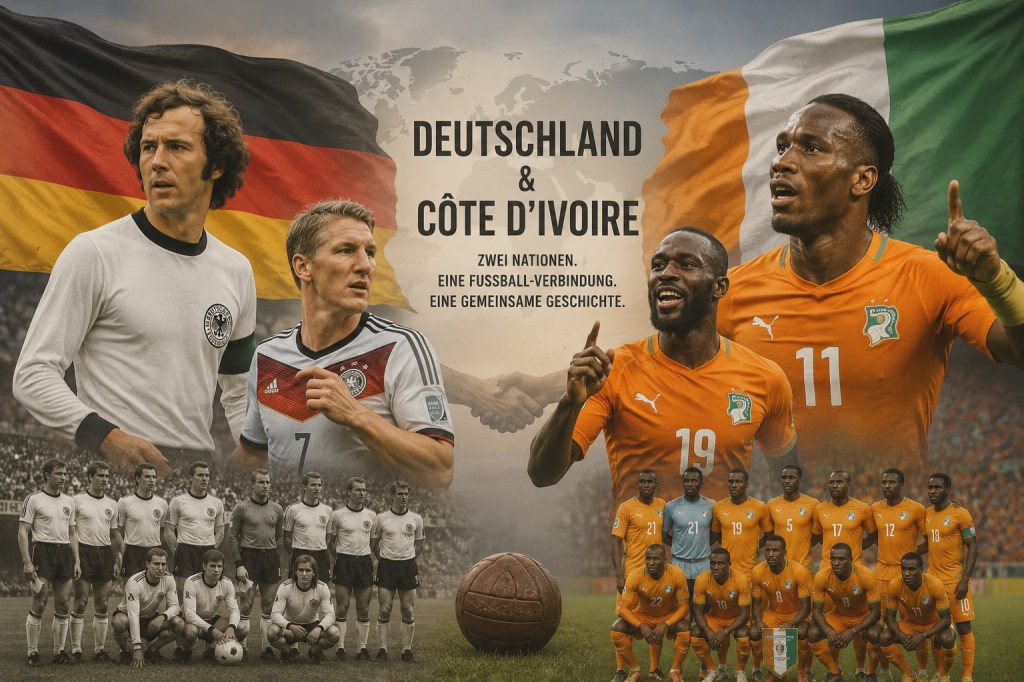 FUẞBALL- WM: Die Elfenbeinküste & Deutschland – Eine  Liebesgeschichte ⚽