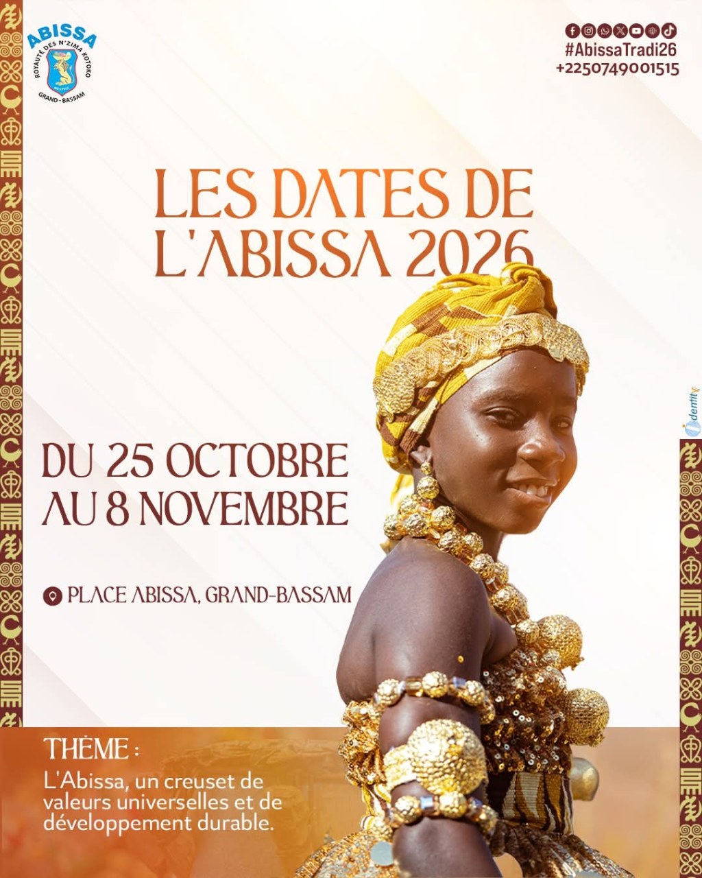 ABISSA 2026 in Grand-Bassam: Entdecke das faszinierende Kulturerbe der Côte&nbsp;d’Ivoire